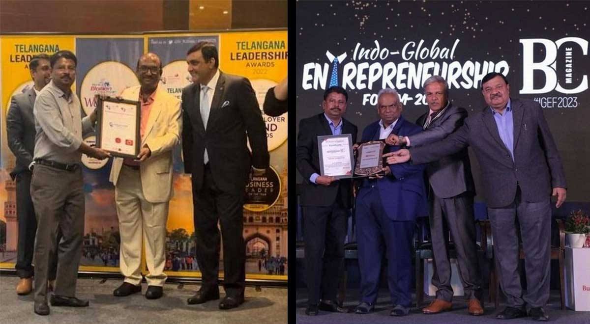Telangana Leadership Award presented to Dr. P. Upender Rao