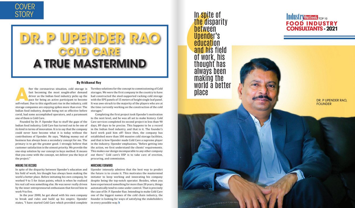 Industry Outlook feature on Cold Care Services